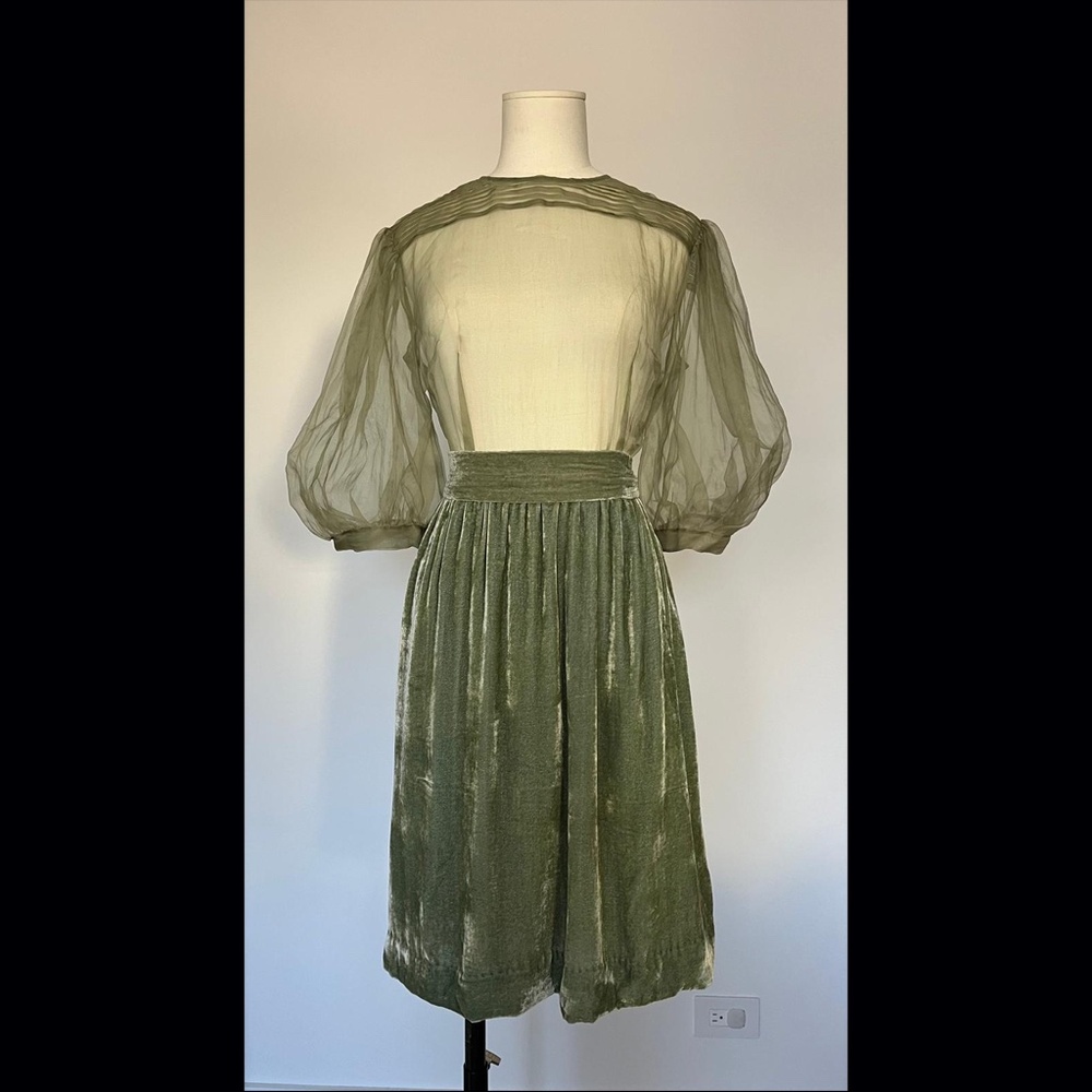 Hannah Kristina Metz Blythe Dress in Sage - never worn